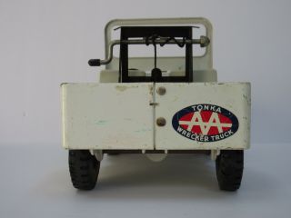 1960 ' s Vintage Tonka Jeep Wrecker With Plow Truck,  Pressed Steel 6