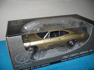 Authentics 1967 Chevrolet Impala Ss396 Ertl American Muscle 1:18 High Detail