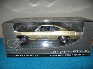 AUTHENTICS 1967 CHEVROLET IMPALA SS396 ERTL AMERICAN MUSCLE 1:18 HIGH DETAIL 3