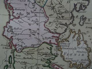 1766 BRION de la Tour Atlas map DENMARK - Le Danemark 4