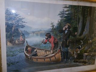 1863 Currier & Ives Print 