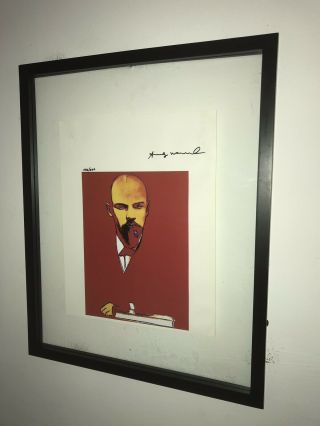 Andy Warhol 1987 Print Hand Signed With Certificate,  Resale $3,  850
