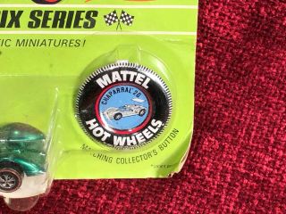 1969 Hot Wheels Redline Chaparral Gran Prix Series Green Blister Pack HW Mattel 4