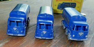 3 Matchbox Lesney No.  10 Tate Lyle Sugar Containers Foden 15 Ton & 1 Box CN 2