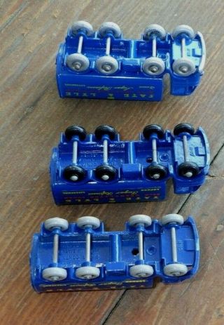 3 Matchbox Lesney No.  10 Tate Lyle Sugar Containers Foden 15 Ton & 1 Box CN 6