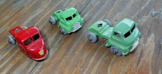 3 Matchbox Lesney Cars British Trailer Company No.  27 Cabs & Other CN 4