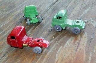 3 Matchbox Lesney Cars British Trailer Company No.  27 Cabs & Other CN 5