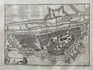 1800 Regensburg Germany City Plan Antique Map By John Stockdale 219 Years Old