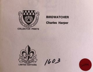 Charles Harper Bird Watcher 5