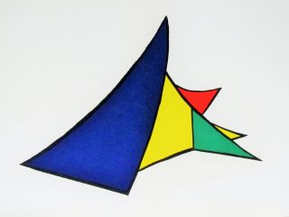 Alexander Calder - Pyramid - Lithograph - 1963 - In The Us
