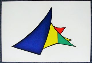 ALEXANDER CALDER - PYRAMID - LITHOGRAPH - 1963 - IN THE US 2