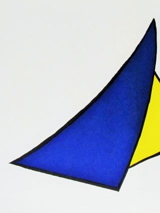ALEXANDER CALDER - PYRAMID - LITHOGRAPH - 1963 - IN THE US 3