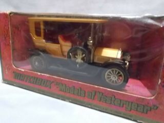 MATCHBOX MODELS OF YESTERYEAR Y5 - 3 1907 PEUGEOT ISSUE 6 5