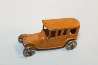 1911 4528 Dowst - Tootsietoy Orange/yellow Limousine 1st Car Produced