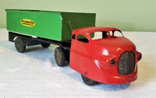 Wyandotte Toys Gmc Shark - Nose Cab Side Dump Tractor Trailer Truck 40 
