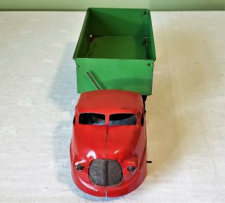 Wyandotte Toys GMC Shark - Nose Cab SIDE DUMP TRACTOR TRAILER TRUCK 40 ' s ORIG 3