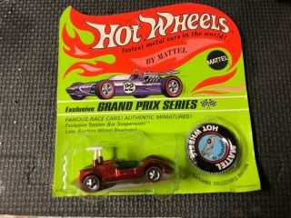 1969 Hot Wheels Chaparral 2g Red Still In Blister Pack