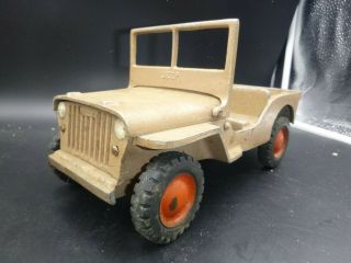 Al - Toy Jeep,  Cast Aluminum Model Of Cj2a,