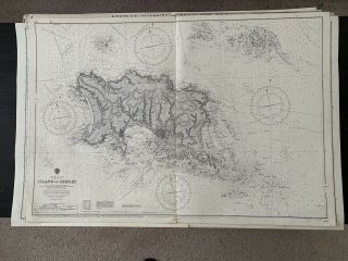 17 X Nautical Admiralty Charts Etc From 1950 