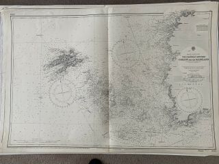 17 x NAUTICAL ADMIRALTY CHARTS ETC FROM 1950 ' S AND 1960 ' s ENGLISH CHANNEL FRANCE 5