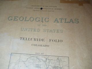 1899 Geologic Atlas of the United States TELLURIDE FOLIO COLORADO 2