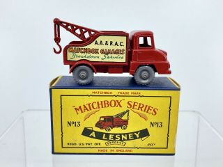 Matchbox Series Moko Lesney Wreck Truck Nmib 13