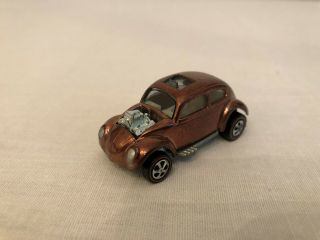 1968 Hot Wheels Redline Custom Volkswagen Copper,  White Int. 7