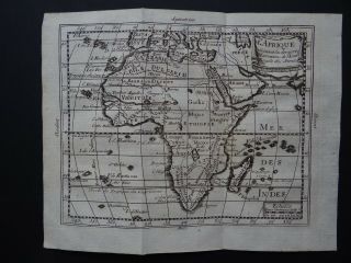 1778 Buffier Atlas Map Africa - L 