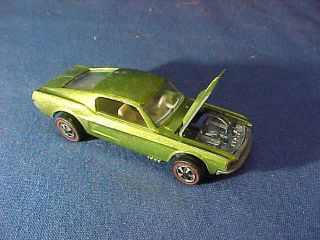 Orig 1968 Hot Wheels Mattel Red Line Car - Custom Mustang