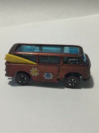 Hot Wheels Redline Brown Beach Bomb all with board 5