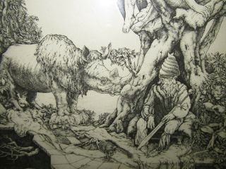 Stan Washburn ' 73 Etching 