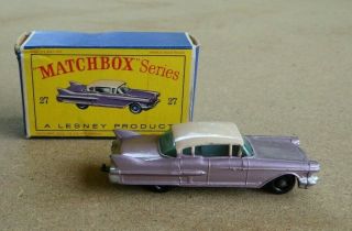 Matchbox Lesney Cadillac Sixty Special Sedan No.  27 Cn
