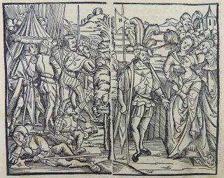 1514 Livy - Post Incunabula Woodcut - Gaius Marcius Coriolanus