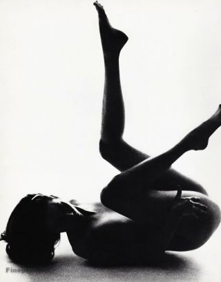 1966 Vintage Female Nude Woman Glamour Art Photo Gravure By John Rawlings 16x20