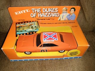 Ertl The Dukes Of Hazzard " General Lee " Car Die - Cast Metal 1/25 Scale