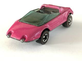 1973 Rare Hot Wheels Redline " Sand Witch " In Floresent Pink Hk