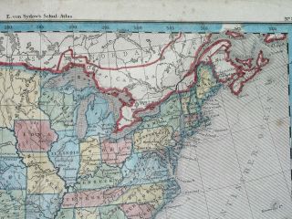1860 RARE MAP TEXAS UNITED STATES FLORIDA YORK CALIFORNIA GEORGIA 5