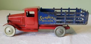 Metalcraft Toys White Trucks Private Label SUNSHINE BISCUITS DELIVERY TRUCK 30 ' s 2