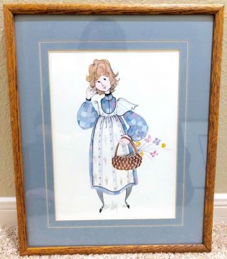 P.  Buckley Moss “maggie” Signed Rare 100/1000 Framed