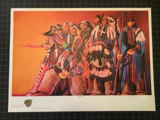 Earl Biss " Dressed To Kill " Rare Pencil Signed Embossed Lithograph Aspen 1986