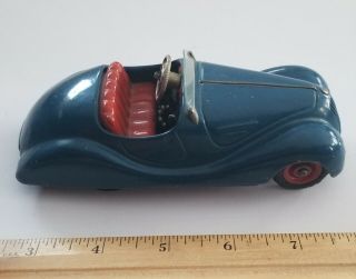 Real Pre - Ww2 1930s Schuco Akustico 2002 Tin Wind - Up Toy Car With Key