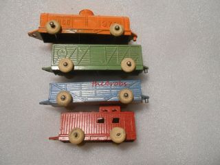 Vintage Barclay 5 Piece Train Set NYCRR Locomotive 6