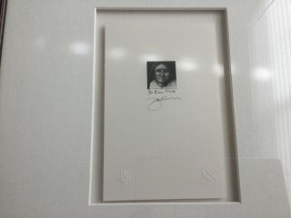 Frank Howell numbered and signed framed lithograph of Rosa 3