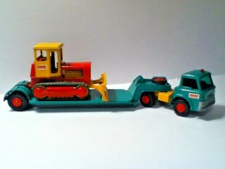 Matchbox King Size K - 17 Ford Tractor & Dyson Low - Loader With Case Tractor