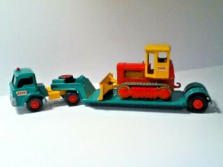 Matchbox King Size K - 17 FORD TRACTOR & DYSON LOW - LOADER With CASE TRACTOR 2