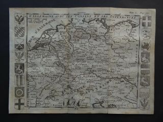 1700 Martineau Du Plessis Atlas Map Germany - Allemagne