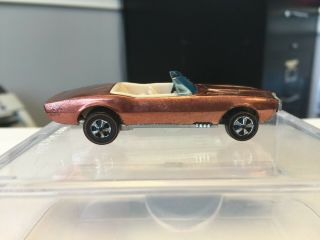 Redline Hotwheels Custom Firebird,  Copper with White Interior Rare, 2