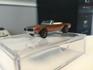 Redline Hotwheels Custom Firebird,  Copper with White Interior Rare, 7