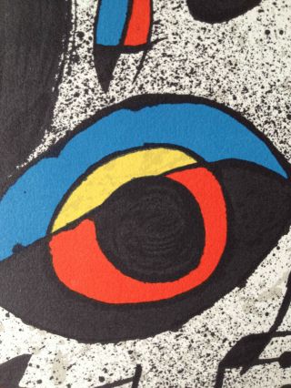 Joan Miro Art Lithograph (Also Have One With Stamp) 2