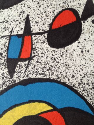 Joan Miro Art Lithograph (Also Have One With Stamp) 3